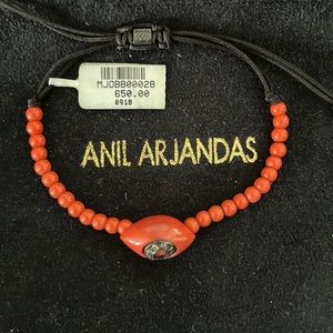 Red coral Anil Arjandas bracelet